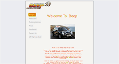 Desktop Screenshot of beepdrivingtuition.com