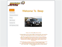 Tablet Screenshot of beepdrivingtuition.com